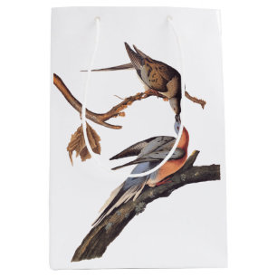 Sac Cadeau Moyen Paire Audubon de baiser des pigeons voyageurs