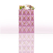 Papier à enveloppement rose Joyoux Noel