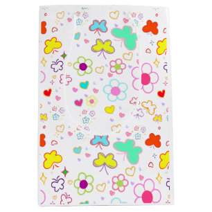 Sac Cadeau Moyen papier cadeau design pour cadeau
