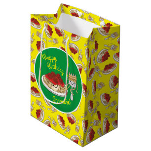 Sac Cadeau Moyen Parti Anniversaire de enfant Spaghetti