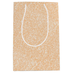 Sac Cadeau Moyen Parties scintillant rose Champagne