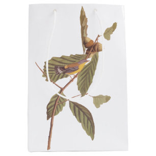 Sac Cadeau Moyen Paruline de Swainson d'Audubon sur chêne Branche