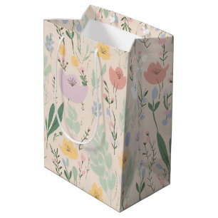 Sac Cadeau Moyen Pastel Tulip Design