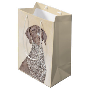 Sac Cadeau Moyen Peinture pointeur germanique à pois court - Chien