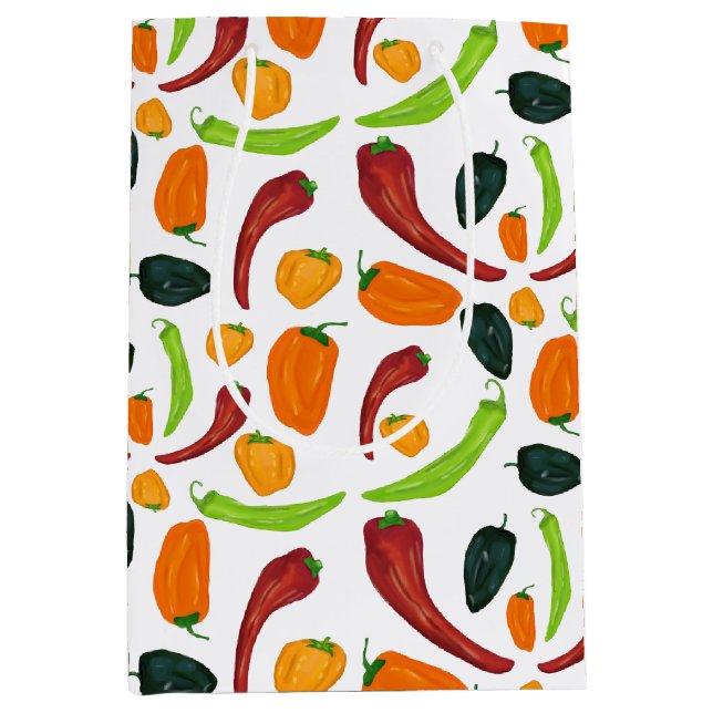 Sac Cadeau Moyen Peppers Pépicé sud-ouest Pepper Chili Cook (Devant)