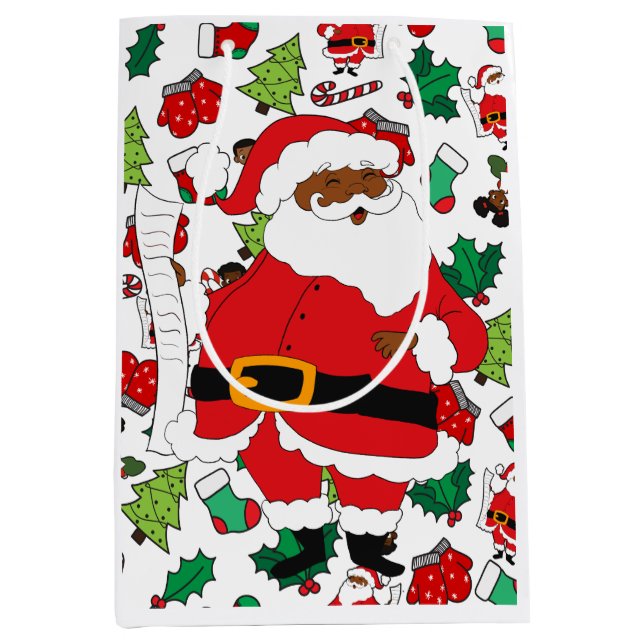 Sac Cadeau Moyen Père Noël (Devant)