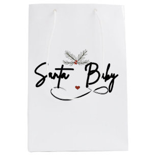 Sac Cadeau Moyen Père Noël Baby - Flirty Holiday Script