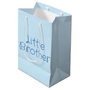 Sac Cadeau Moyen Petite typographie Frère Texte moderne