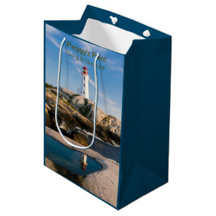Sac Cadeau Moyen Phare de Peggys Point Canada atlantique