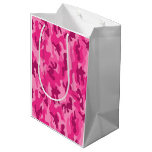 Sac Cadeau Moyen Pink Camo Adventure Power Son Amusement