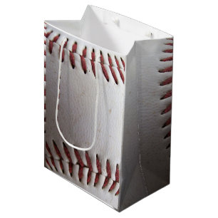 Sac Cadeau Moyen Piquer rouge de base-ball