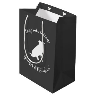 Sac Cadeau Moyen Pit Bull Dog Baby shower Sexe Neutre