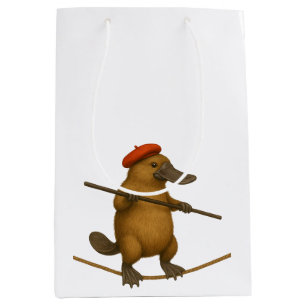 Sac Cadeau Moyen Platon ornithorynque funambule