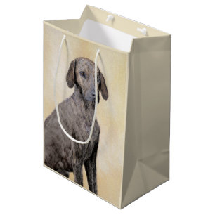 Sac Cadeau Moyen Plott Peinture - Cute Original Chien Art