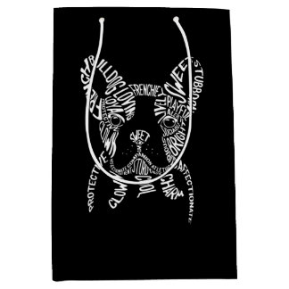 Sac Cadeau Moyen Pour Amoureux de les chiens French Bulldog