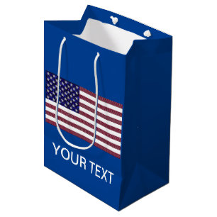 Sac cadeau moyen pour drapeau anglais
