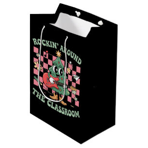 Sac Cadeau Moyen Prof Xmas Rocke Dans La Classe Groovy