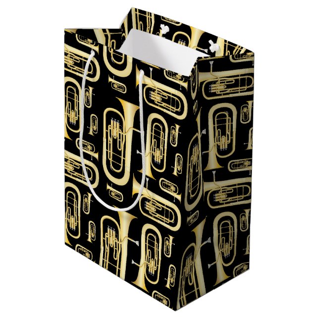 Sac Cadeau Moyen Professeur de bande musicale Baritone (Dos Angle)
