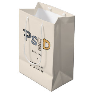 Sac Cadeau Moyen Psychologue PsyD sur mesure