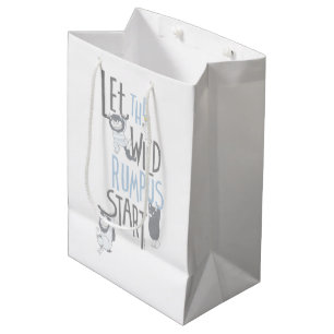 Sac Cadeau Moyen Que le joyeux tintamarre commence - Bleu