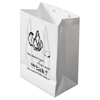 Sac Cadeau Moyen Qui est arrivé en premier ?