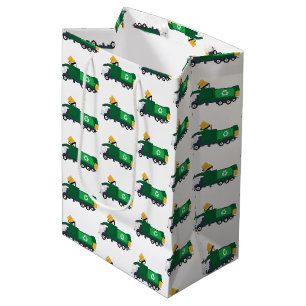Sac Cadeau Moyen Recyclage Camion à ordures