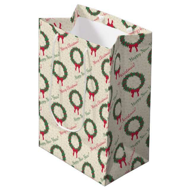 Sac Cadeau Moyen Red Berries (Devant Angle)