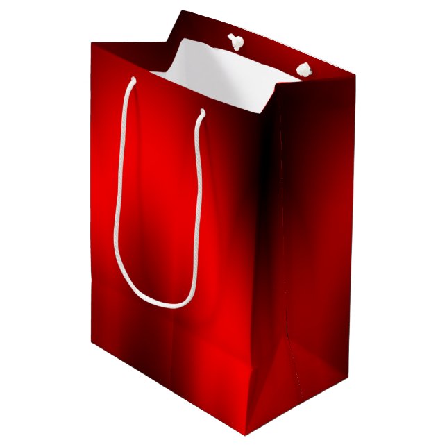 Sac Cadeau Moyen Regal Red Splash (Devant Angle)