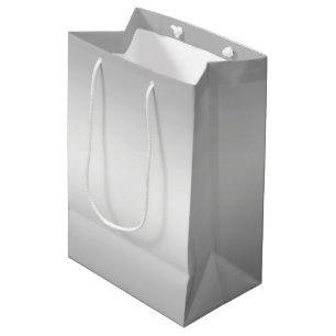 Sac Cadeau Moyen Regarder en argent métallique