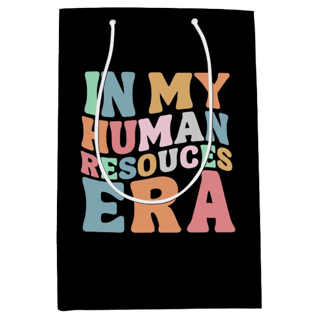Sac Cadeau Moyen Ressources humaines super (Devant)