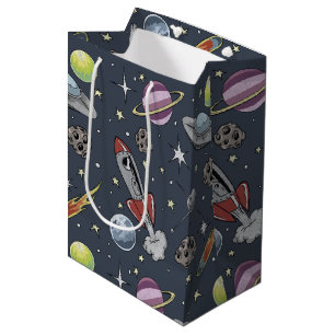 Sac Cadeau Moyen Rétrofusées