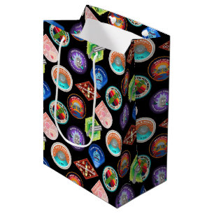 Sac Cadeau Moyen RICK ET MORTY™ Motif des patchs d'espace exter
