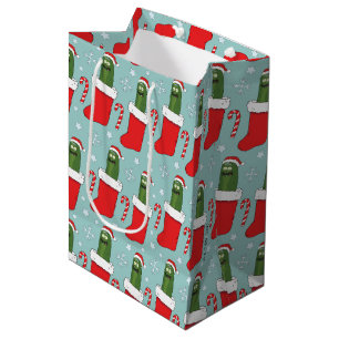 Sac Cadeau Moyen Rick et Morty   Pickle Rick Pattern