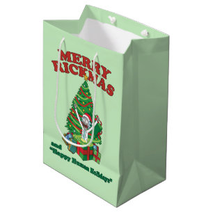 Sac Cadeau Moyen Rick et Morty   Rick Merry Rickmas