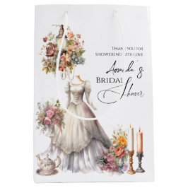 Sac Cadeau Moyen Robe de Mariée Victorienne Fantaisiste Enterrement