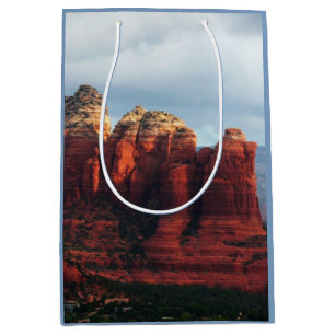 Sac Cadeau Moyen Roche à café nuageux à Sedona Arizona