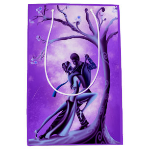 Sac Cadeau Moyen Romantique Couple Danse le Tango