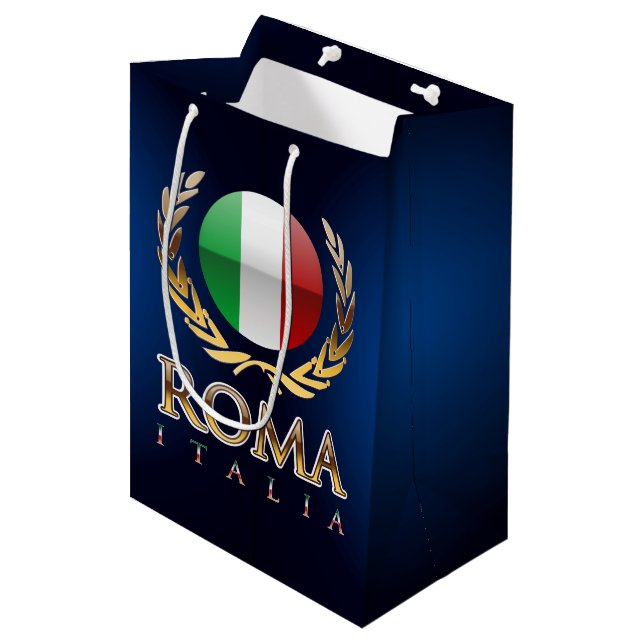 Sac Cadeau Moyen Rome (Devant Angle)
