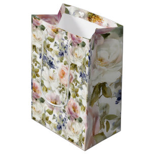 Sac Cadeau Moyen Roses et fleurs peintres