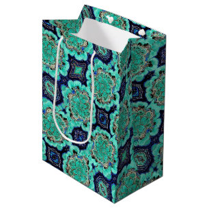 Sac Cadeau Moyen Sac-cadeau Med Azurite/Géode Malachite