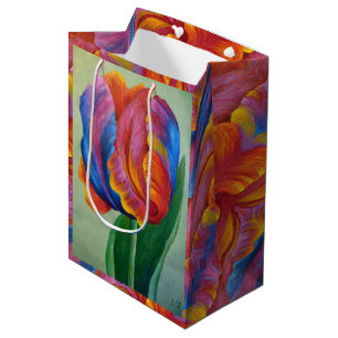 Sac Cadeau Moyen Sac-cadeau Med Rainbow Tulip #1