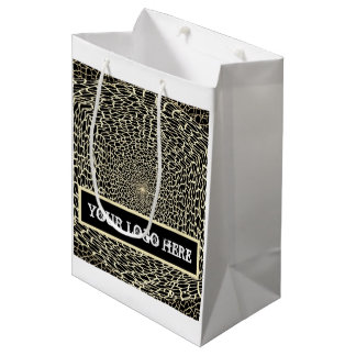 SAC CADEAU MOYEN SAC-CADEAU MIGNON OR ET NOIR