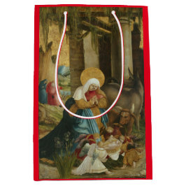 SAC CADEAU MOYEN SAC-CADEAU PEINTURE NATIVITÉ TRADITIONNELLE