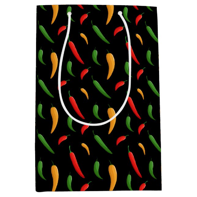 Sac Cadeau Moyen Sac-cadeau Piment épicé Peppers (Devant)