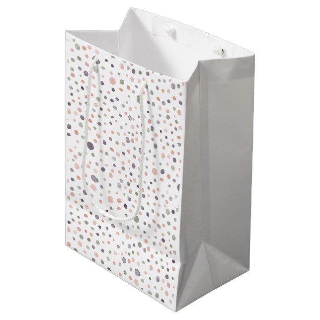 Sac Cadeau Moyen Sac-cadeau Shea Confetti Aquarelle Dots (Devant Angle)