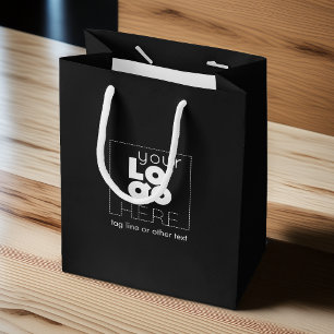 Sac Cadeau Moyen Sac d'achat personnalisé moyen avec logo de votre