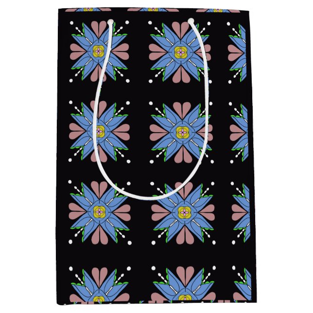 Sac Cadeau Moyen Sacola de Presente Estrela azul (Devant)