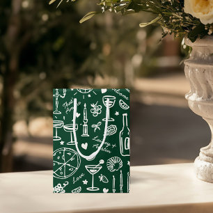 Sac Cadeau Moyen Sacs-cadeaux Mariages illustrés à main