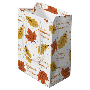 Sac Cadeau Moyen Saison d'automne