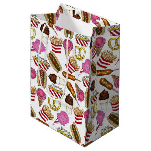 Sac Cadeau Moyen Salon d'Etat Carnaval Nachos Cotton Candy
